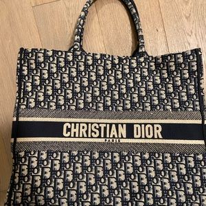 Christian Dior Oblique Book Tote Large